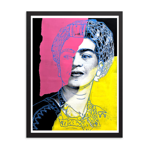 HAIR NET FRIDA 18x24 PRINT