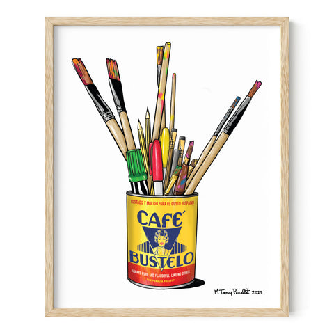 BUSTELO BRUSHES 16x20 POSTER