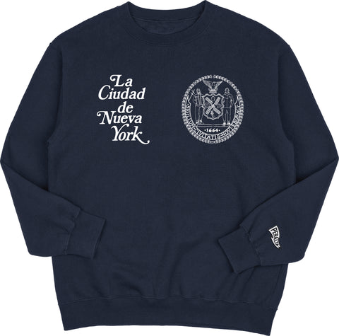 LA CIUDAD de NUEVA YORK CREWNECK