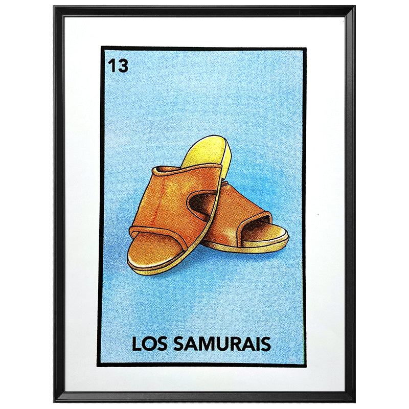 LOS SAMURAIS 18x24 ART PRINT