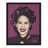 SELENA CON ROLOS 16x20 FRAMED CANVAS